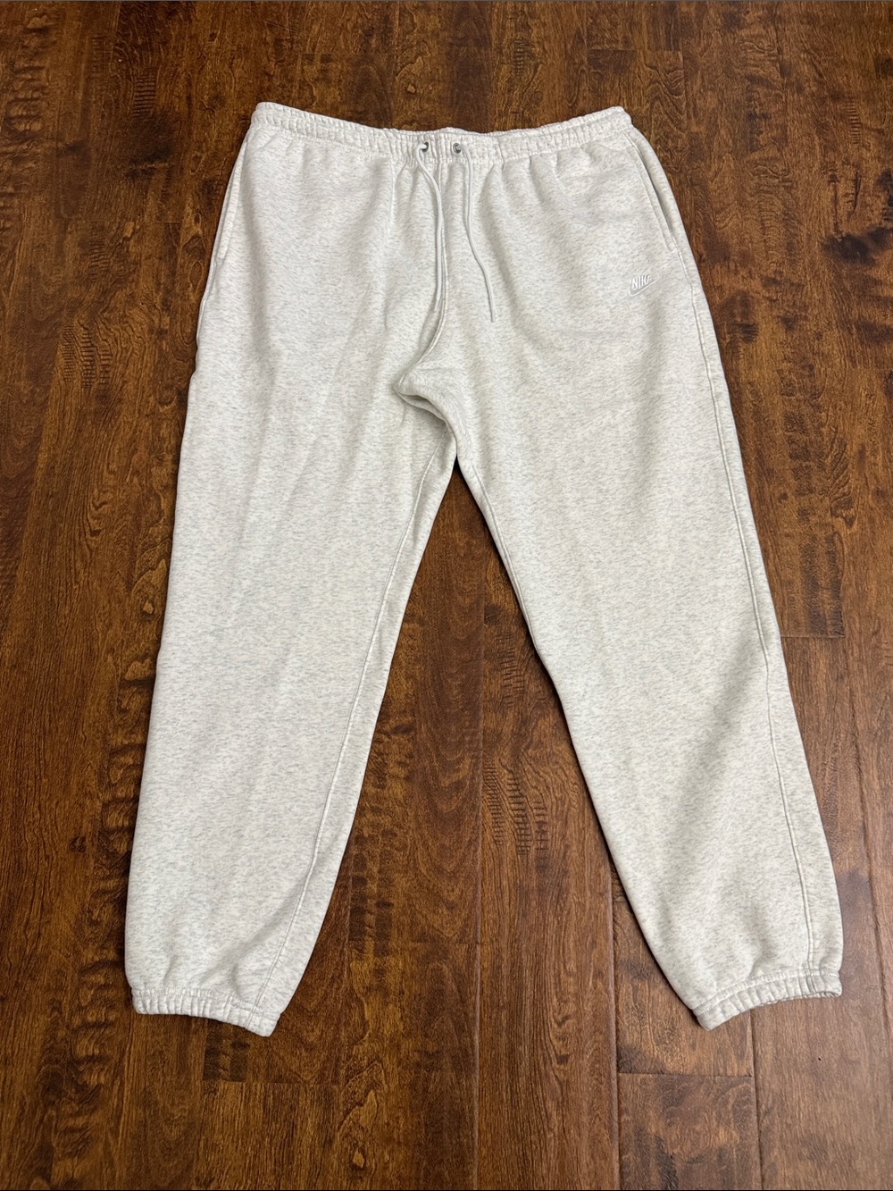 Nike Light Heather Gray Jogger Sweatpants - Picture 5 of 16
